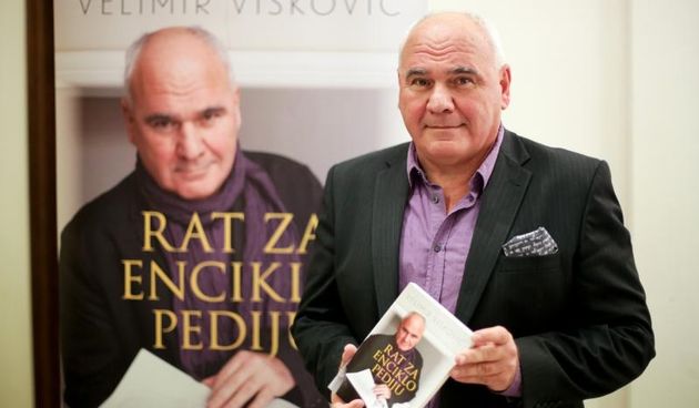 Promocija knjige Velimira Viskovica Rat za enciklopediju odrzana je u predvorju Muzeja za umjetnost i obrt. Velimir Viskovic. Photo: Grgur Zucko/PIXSELL