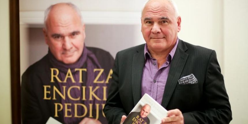 Promocija knjige Velimira Viskovica Rat za enciklopediju odrzana je u predvorju Muzeja za umjetnost i obrt. Velimir Viskovic. Photo: Grgur Zucko/PIXSELL