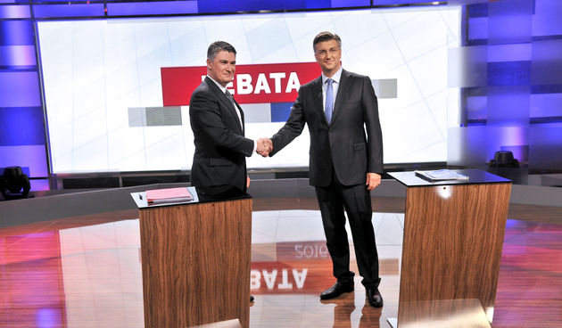HRT-ovu televizijsku debatu Andreja Plenkovića i Zorana Milanovića pratilo više od pola milijuna ljudi
