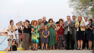 15.07.2013., Otok Ugljan, Preko – Umjetnicki projekt “Promjena svjetla – sjecanje na otok” odrzan je u mjestu Preko na otoku Ugljanu. Photo: Filip Brala/PIXSELL