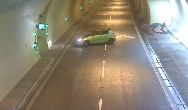 Još jedan kaskader u tunelu