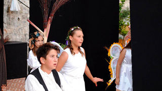 Polaznici dramsko lutkarske radionice Donatolina iz Kazališta lutaka Zadar gostovali su na ovogodišnjem Međunarodnom dječjem festivalu u Šibeniku sa predstavom “Šuma Striborova”, foto: Dino Bara Polaznici dramsko lutkarske radionice Donatolina iz Kazališta lutaka Zadar gostovali su na ovogodišnjem Međunarodnom dječjem festivalu u Šibeniku sa predstavom “Šuma Striborova”, foto: Dino Bara