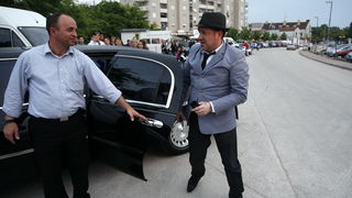 Biograd na Moru, 120510. 
Domacin ovogodisnje dodjele diskografske nagrade Porin je grad Biograd na Moru.
Prve veceri Porina odrzan je koncert pod nazivom Najbolje od Porina, a izvodile su se najbolje pobjednicke pjesme. 
Na slici: Neno Belan.
Foto: Jure