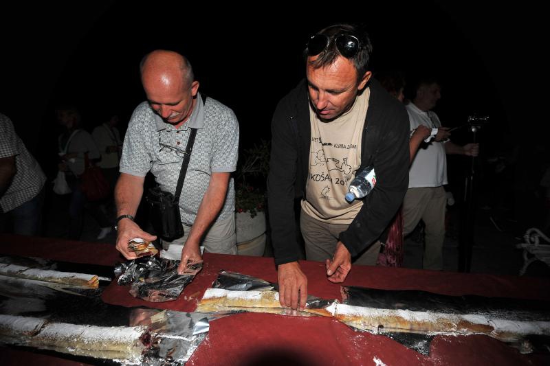 Biograd na Moru: Kilometarska štrudla za Guinnessa, Foto: Dino Stanin/PIXSELL