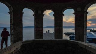 Smiraj rujanskog dana u Zadru Smiraj rujanskog dana u Zadru