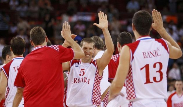 Hrvatski košarkaši (Foto:Reuters)
