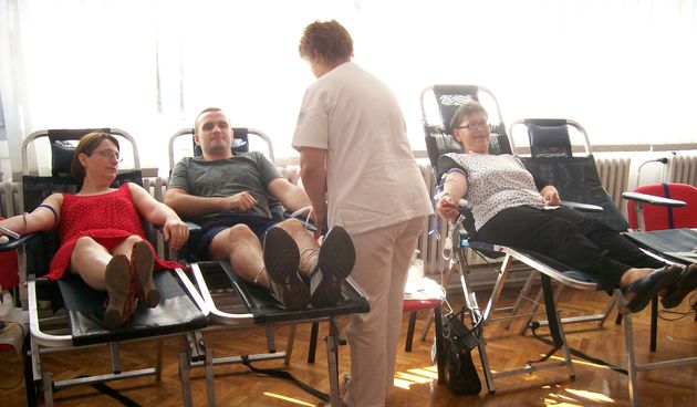 Akcija dobrovoljnog darivanja krvi u prostorijama SDP-a (Foto: Ante Mandić)