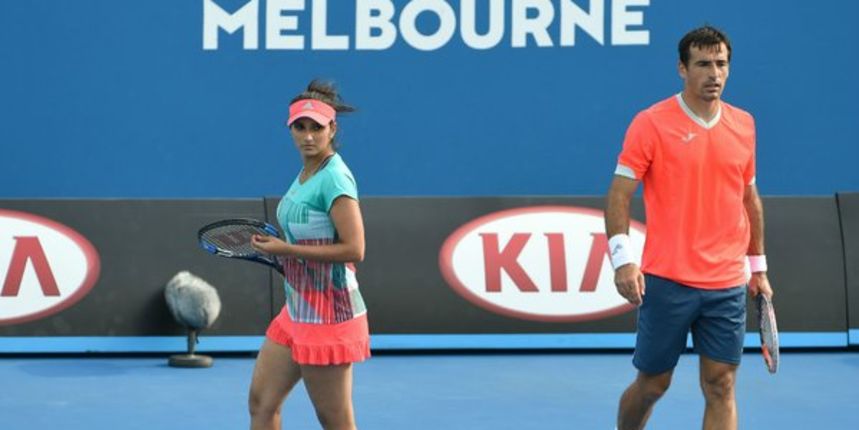 Sania Mirza & Ivan Dodig. Foto: Australian Open @AustralianOpen Sania Mirza & Ivan Dodig. Foto: Australian Open @AustralianOpen