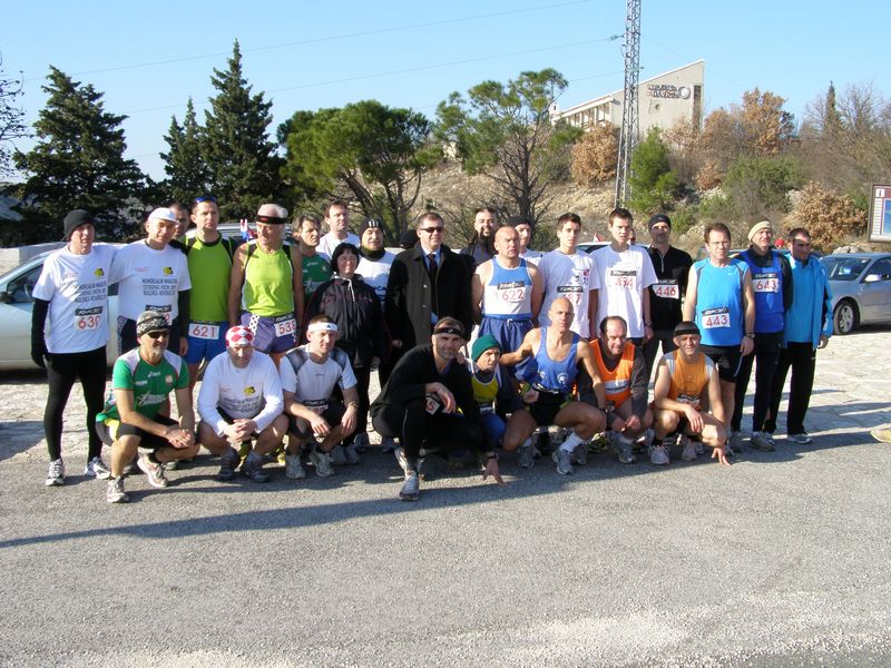 6. memorijalni maraton Maslenica – Posedarje – Novigrad, 23. siječnja 2010. (Foto: Josip Prskalo)