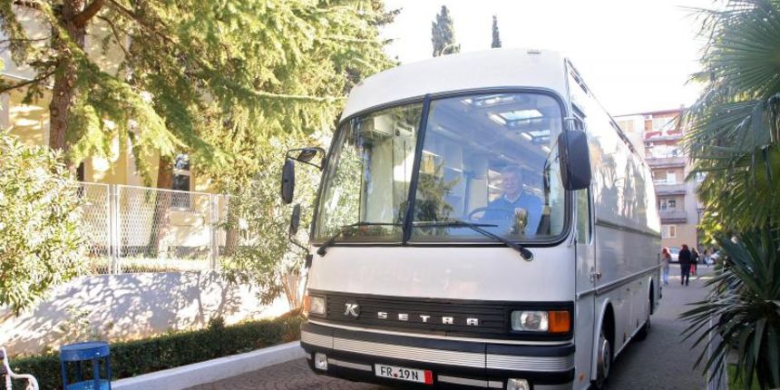 Gradska knjižnica Zadar. Bibliobus.. Photo: Dino Stanin/PIXSELL