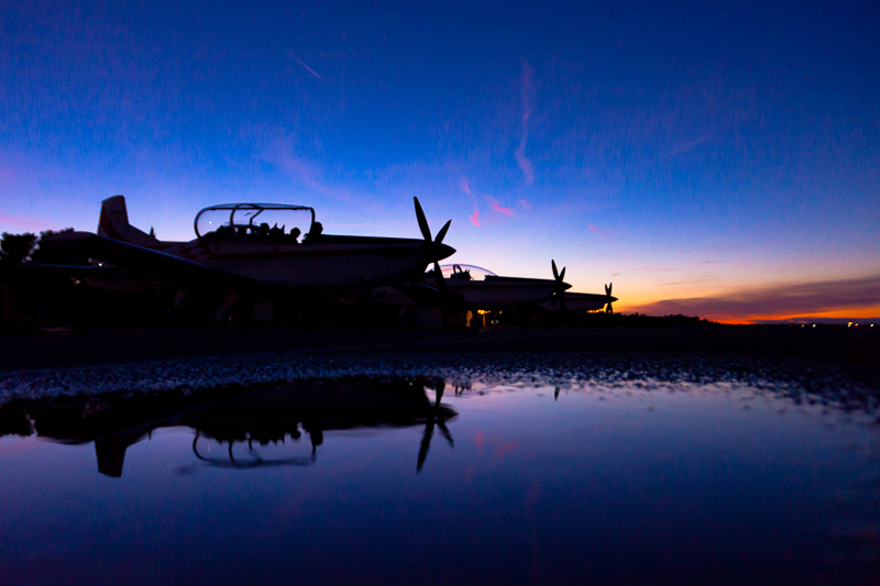Noćno letenje u zrakoplovnoj bazi Zemunik, foto: Darko Belančić