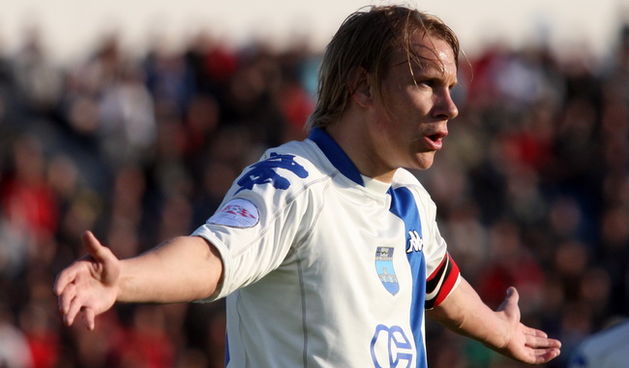 Zadar, 030410.
Stadion Stanovi.
Nogometna utakmica 1. HNL-a izmedju Zadra i Osijeka.
Na fotografiji: Domagoj Vida
Foto: Vladimir Ivanov / CROPIX