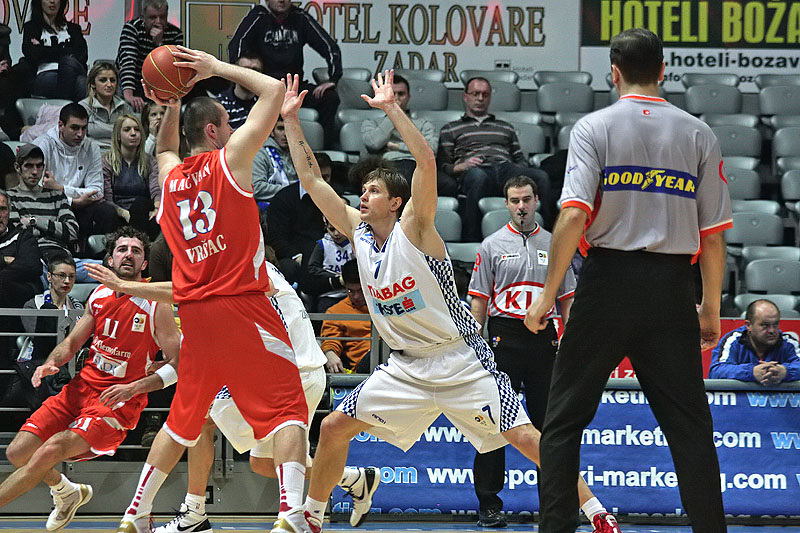 KK Zadar – KK Hemofarm (foto: Marin Gospić)