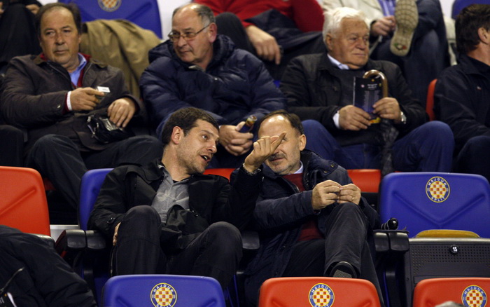 Split, 011210. 
Stadion HNK Hajduka u Poljudu.    
UEFA Europska liga utakmica HNK Hajduk – FC AEK .
Na fotografiji: Slaven Bilic.
Foto: Ante Cizmic / CROPIX