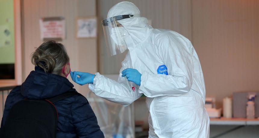 Koronavirus ilustracija, covid, covid-19, test, testiranje, andrija štampar