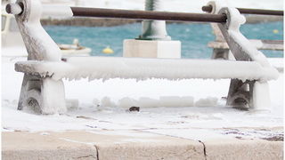 Đir po ledu okovanom Senju, Foto: Kristijan Orlić Đir po ledu okovanom Senju, Foto: Kristijan Orlić