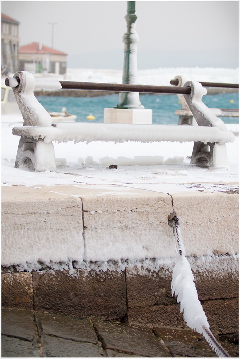 Đir po ledu okovanom Senju, Foto: Kristijan Orlić Đir po ledu okovanom Senju, Foto: Kristijan Orlić