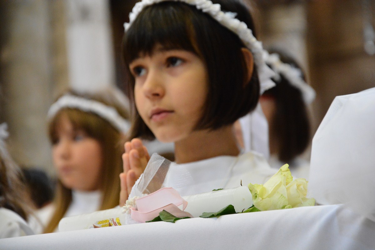 Sakrament Prve pričesti u katedrali sv. Stošije, foto- Iva Perinčić