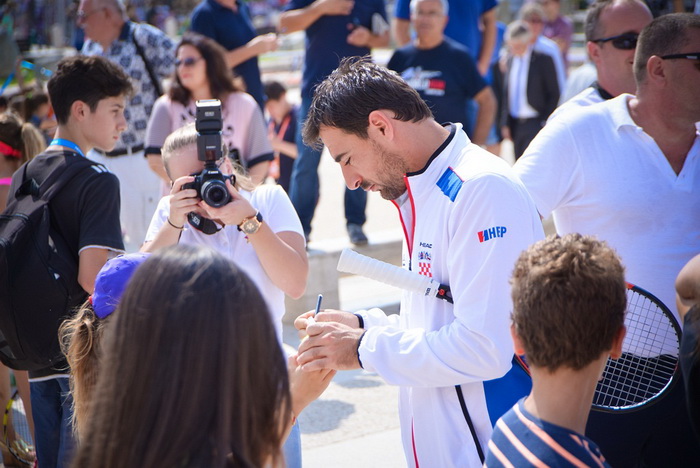 Davis Cup: Kids Day na zadarskom Forumu. Foto: Iva Perinčić