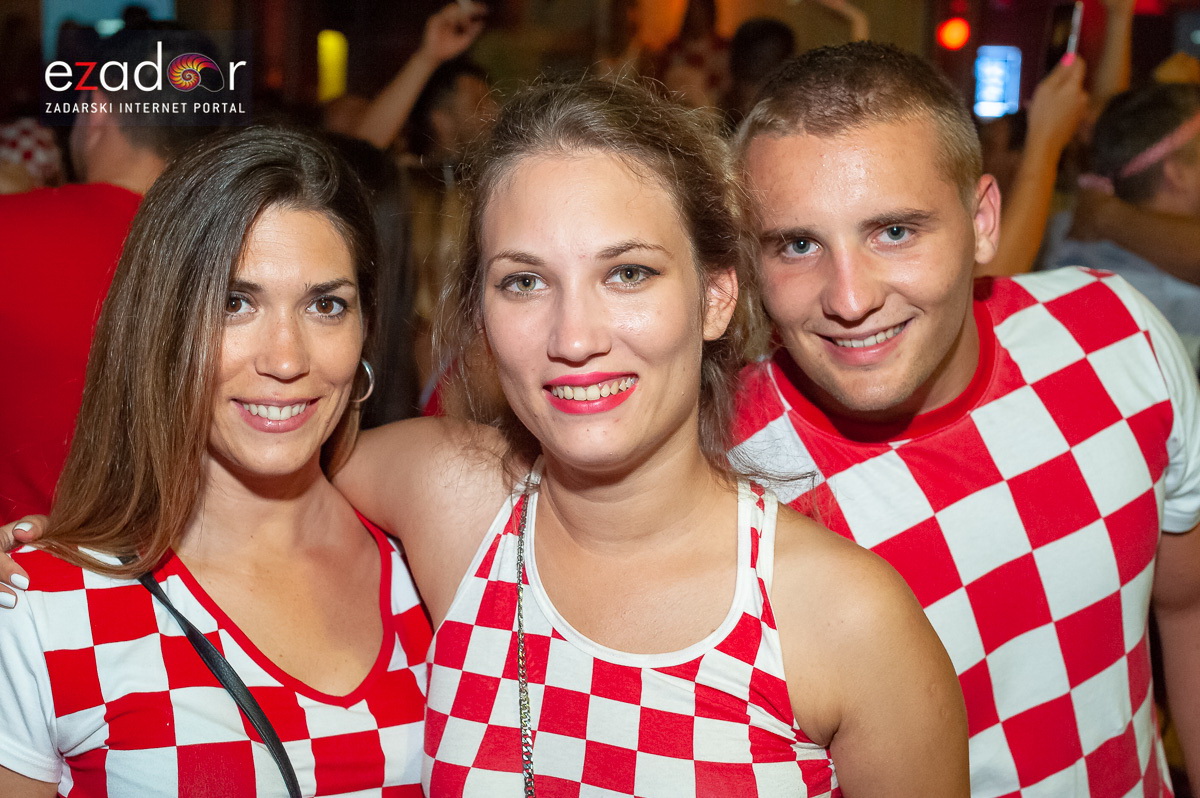 Zadar je gorio: Velika fešta nakon plasmana Vatrenih u finale Svjetskog prvenstva