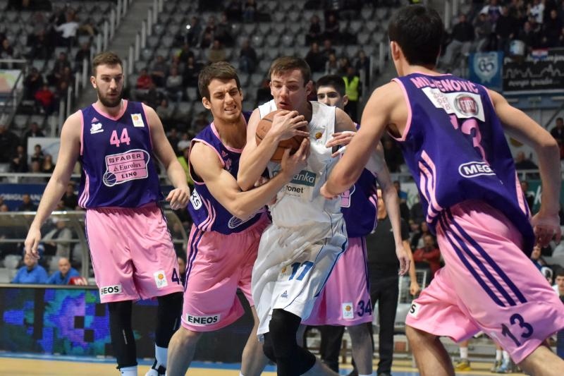 19. kolo ABA lige, KK Zadar – KK Mega Leks 74-73. Photo: Dino Stanin/PIXSELL 19. kolo ABA lige, KK Zadar – KK Mega Leks 74-73. Photo: Dino Stanin/PIXSELL