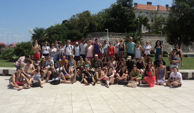 Strani studenti u Zadru učili glagoljicu, foto: Narodni list