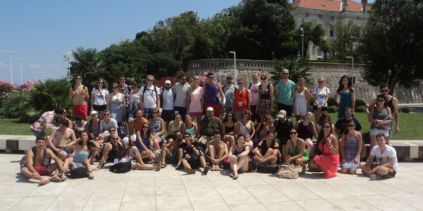 Strani studenti u Zadru učili glagoljicu, foto: Narodni list Strani studenti u Zadru učili glagoljicu, foto: Narodni list