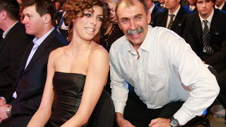 Zagreb, 261210.
HTV, studio Anton Marti, Prisavlje BB.
59. izbor sportasa 2010. godine u organizacij Sportskih novosti.
Na fotografiji: Blanka Vlasic i Josko Vlasic.
Foto: Ronald Gorsic / CROPIX