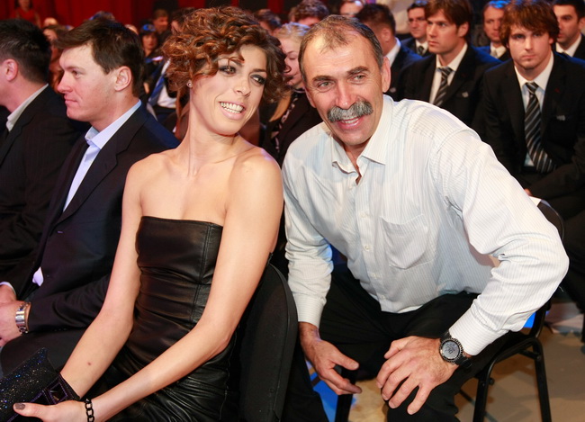 Zagreb, 261210.
HTV, studio Anton Marti, Prisavlje BB.
59. izbor sportasa 2010. godine u organizacij Sportskih novosti.
Na fotografiji: Blanka Vlasic i Josko Vlasic.
Foto: Ronald Gorsic / CROPIX