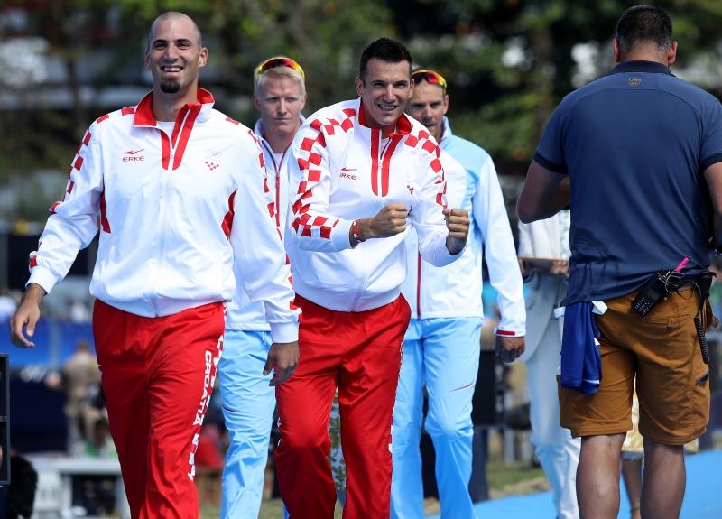 Rio de Janeiro, Brazil – Braća Sinkovic, Martin i Valent, osvajači su olimpijske zlatne medalje u utrci dvojaca na pariće.  Photo: Igor Kralj/PIXSELL
