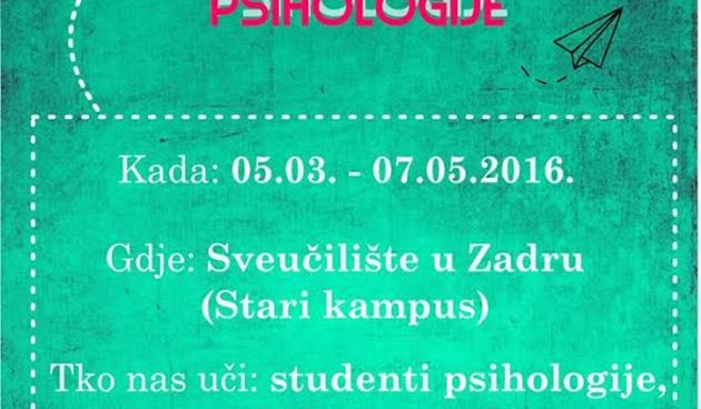 Udruga studenata psihologije “Kasper” organizira besplatne priprema za maturante