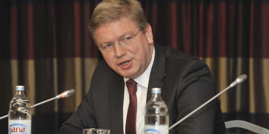 Zagreb, 261112.Hotel International, Miramarska 24.Europski gospodarski i socijalni odbor, 4. Forum organizacija civilnog drustva Zapadnog Balkana.Na slici: Stefan Fule – povjerenik za prosirenje i europsku politiku susjedskih odnosa.Foto: Damir Kraja Zagreb, 261112.Hotel International, Miramarska 24.Europski gospodarski i socijalni odbor, 4. Forum organizacija civilnog drustva Zapadnog Balkana.Na slici: Stefan Fule – povjerenik za prosirenje i europsku politiku susjedskih odnosa.Foto: Damir Kraja