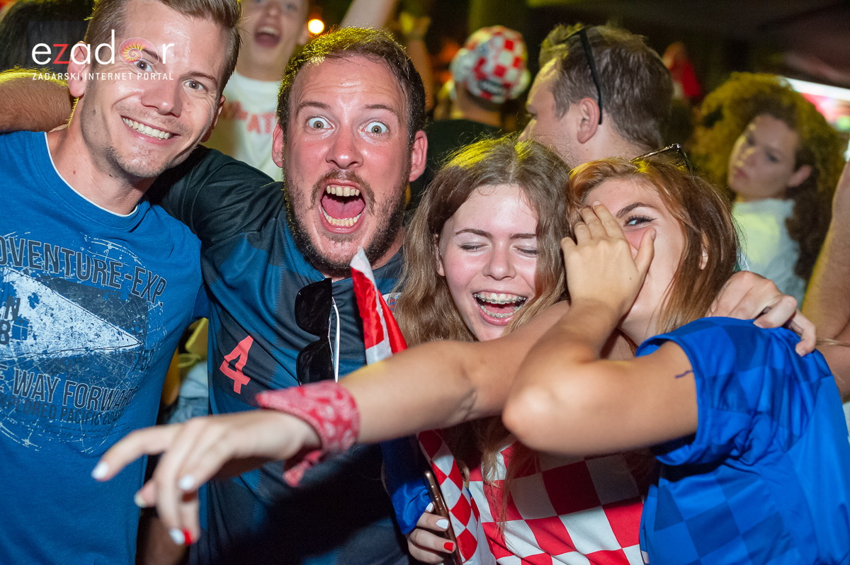 Zadar je gorio: Velika fešta nakon plasmana Vatrenih u finale Svjetskog prvenstva