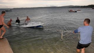 Otok Vir gotovo je potopljen uslijed jakog kišnog i grmljavinskog nevremena koje traje već drugi dan, Photo: Damir Špehar/PIXSELL Otok Vir gotovo je potopljen uslijed jakog kišnog i grmljavinskog nevremena koje traje već drugi dan, Photo: Damir Špehar/PIXSELL