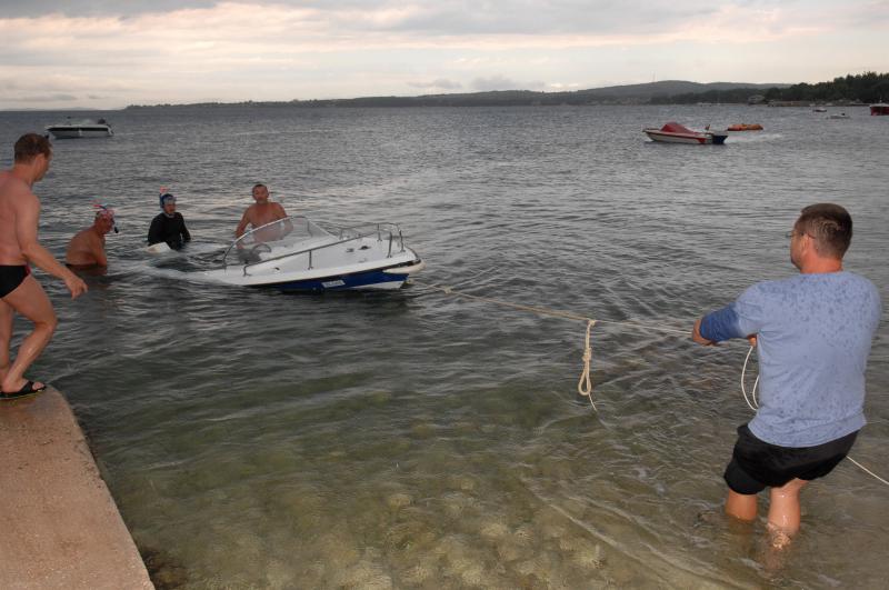 Otok Vir gotovo je potopljen uslijed jakog kišnog i grmljavinskog nevremena koje traje već drugi dan, Photo: Damir Špehar/PIXSELL Otok Vir gotovo je potopljen uslijed jakog kišnog i grmljavinskog nevremena koje traje već drugi dan, Photo: Damir Špehar/PIXSELL