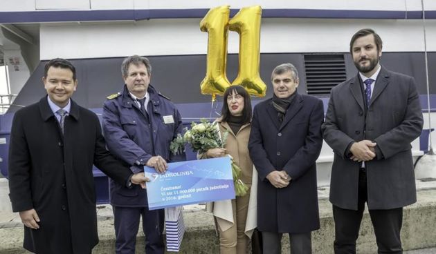 Jadrolinija dočekala jubilarnog 11-milijuntog putnika!