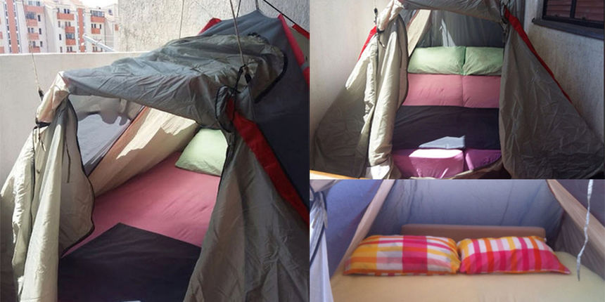 Sućidar: Iznajmljuju se šatori na balkonu