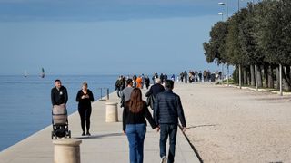 Sunčana nedjelja u Zadru, 2. veljače 2025.