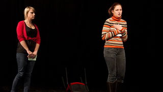 Hrvatsko narodno kazalište Zadar traži nove mlade talente za glumačku radionicu, sinoć smo pratili audiciju na kojoj su se budućoj mentorici, glumici Jasni Ančić, predstavili ženske kandidatkinje, foto Leo Banićć