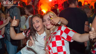 Zadar je gorio: Velika fešta nakon plasmana Vatrenih u finale Svjetskog prvenstva