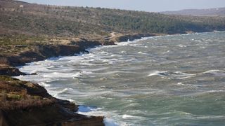 Zaledilo more kod Karina