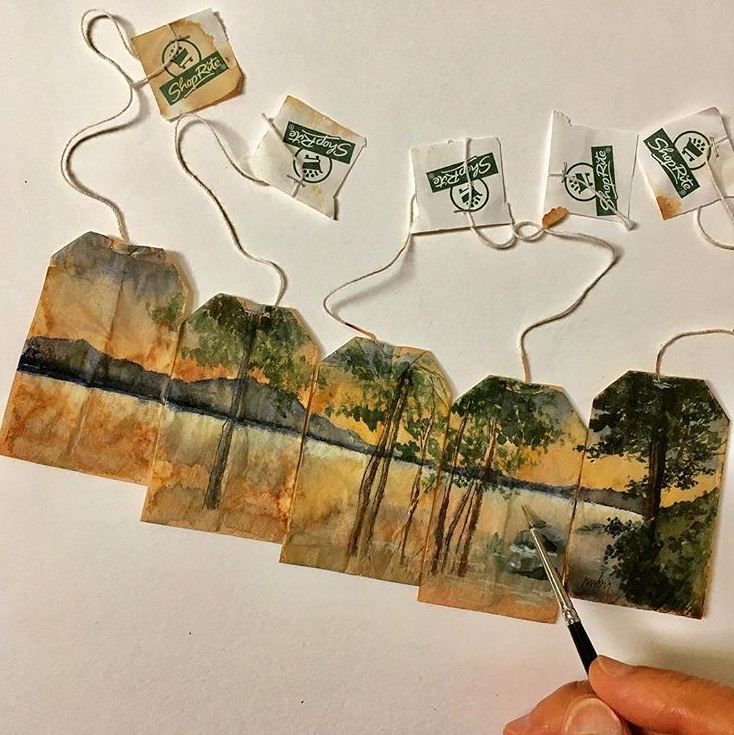 Iskorištene vrećice od čaja pretvara u prava umjetnička djela