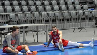 Hrvatska košarkaška reprezentacija priprema se u Krešinom domu Hrvatska košarkaška reprezentacija priprema se u Krešinom domu