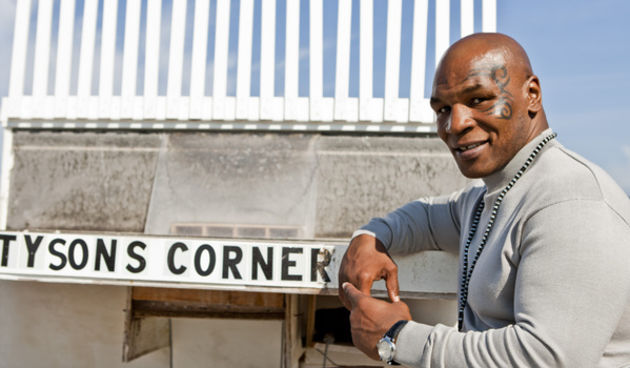 Mike Tyson on the set of Taking on Tyson an Animal Planet Show due out in the Spring of 2011. Photography by Mat Szwajkos for Animal Planet