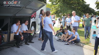 Bibinjci gradišćanskim Hrvatima darovali 1.82 metara visok kip sv. Roka Bibinjci gradišćanskim Hrvatima darovali 1.82 metara visok kip sv. Roka