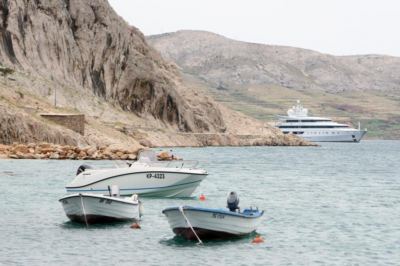 Metajna: Megajahta Indian Empress indijskog biznismena i političara Vijaya Mallye u Paškom zaljevu kod Metajne, Foto: Luka Stanzl/PIXSELL Metajna: Megajahta Indian Empress indijskog biznismena i političara Vijaya Mallye u Paškom zaljevu kod Metajne, Foto: Luka Stanzl/PIXSELL
