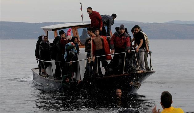 Migranti na brodu, Foto: Hina