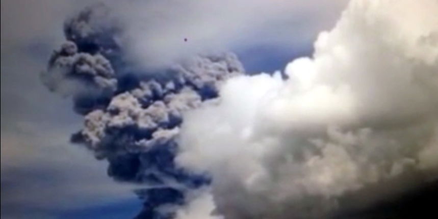 Vulkanski dim u Ekvadoru – Cotopaxi, screenshot youtube