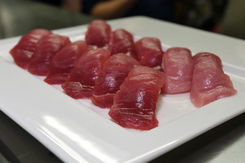 Prezentacija pripreme japanskih jela na 2. Tuna, Sushi & Wine Festivalu. Foto: Dino Stanin/PIXSELL