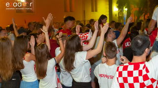 Zadar je gorio: Velika fešta nakon plasmana Vatrenih u finale Svjetskog prvenstva
